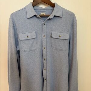 Fair Harbor Light Blue Casual Button Down Shirt